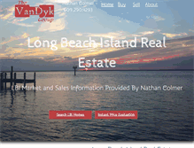 Tablet Screenshot of lbirealestatemarket.com